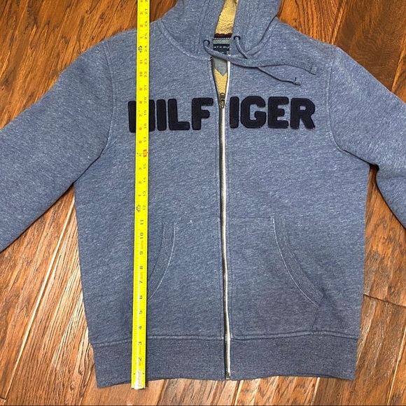 TOMMY HILFIGER Men’s Hoodie Jacket Sherpa Lined - Picture 4 of 8